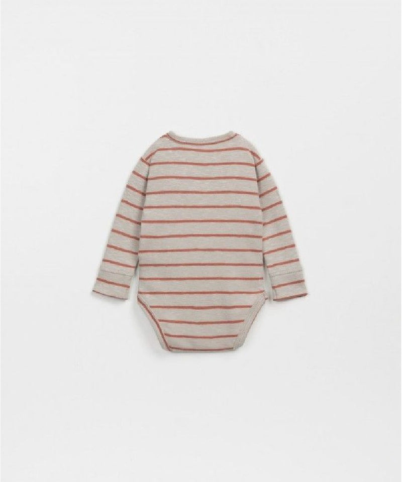 Play Up Baby Striped Rib Flame Body Maria