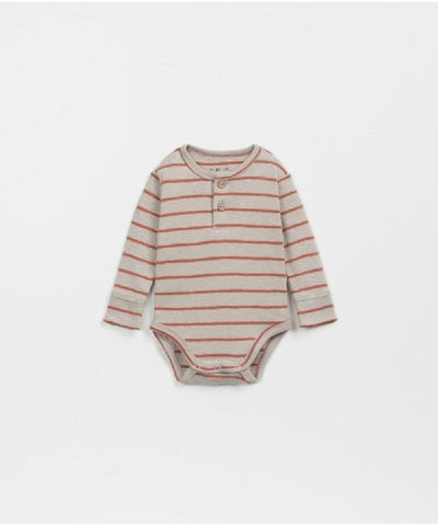 Play Up Baby Striped Rib Flame Body Maria