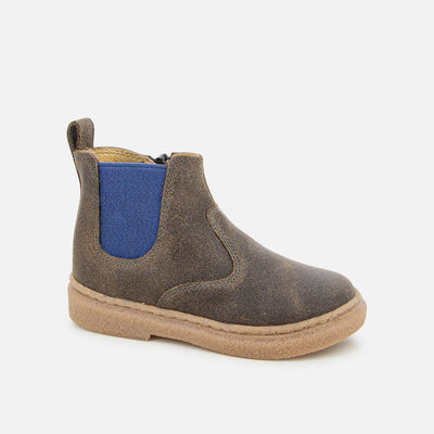 Pom D'api Trix Jod Zip Nubuck Eclips Taupe