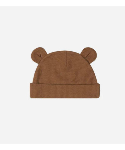 Quincy Mae Baby Bear Beanie cinnamon