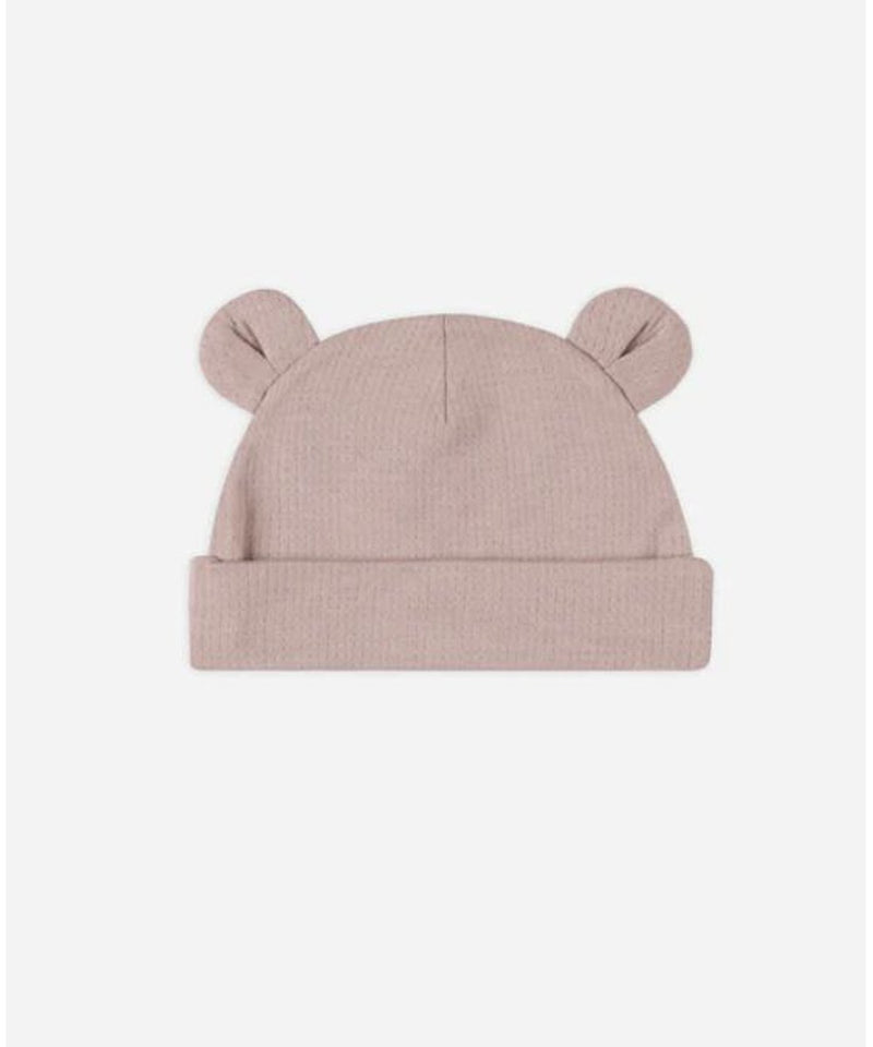 Quincy Mae Baby Bear Beanie mauve