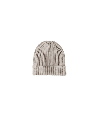 Quincy Mae Baby Chunky Knit Beanie Fog