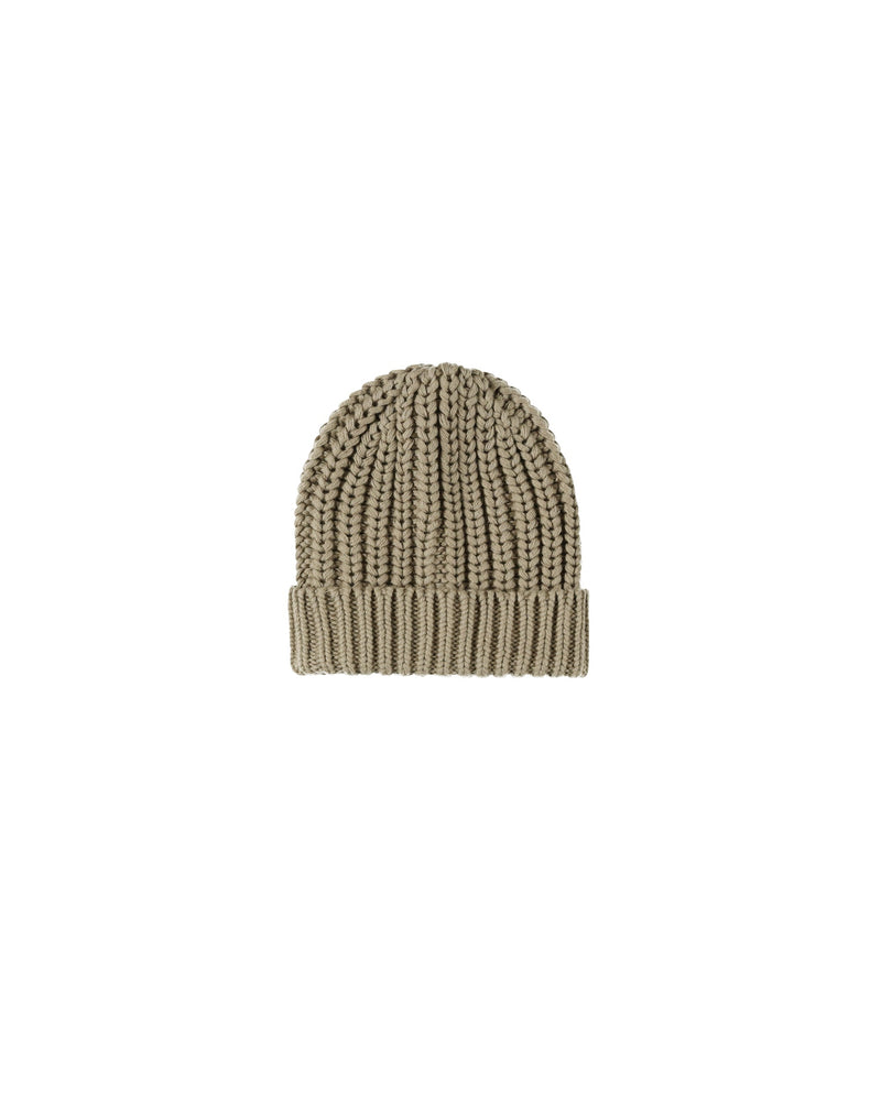 Quincy Mae Baby Chunky Knit Beanie Olive