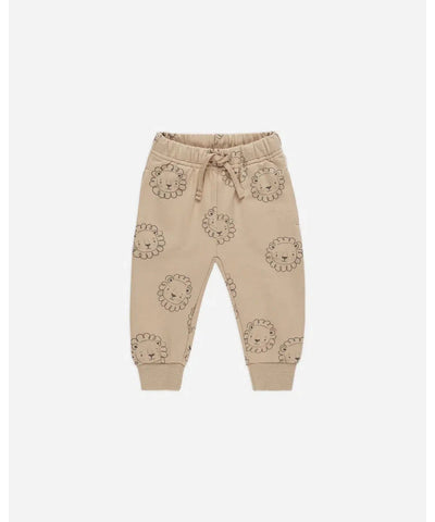 Quincy Mae Relaxed Fleece Sweatpants Lions latte