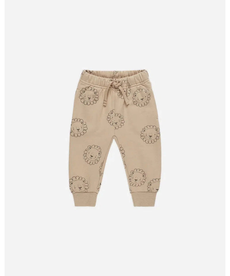 Quincy Mae Relaxed Fleece Sweatpants Lions latte