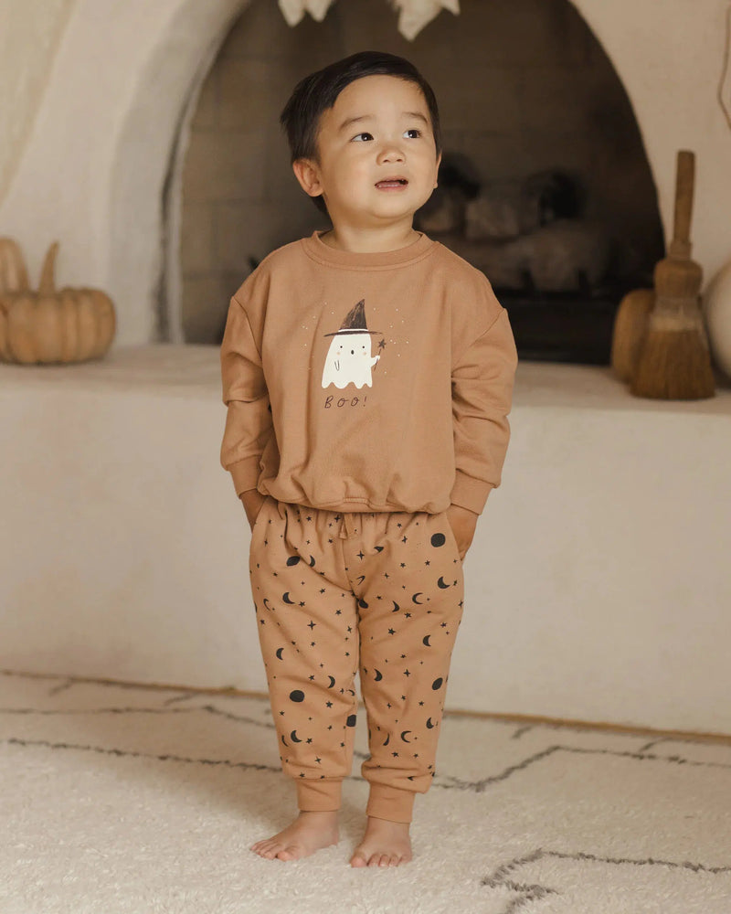 Quincy Mae Relaxed Fleece Sweatshirt Boo Spice