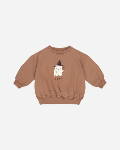 Quincy Mae Relaxed Fleece Sweatshirt Boo Spice