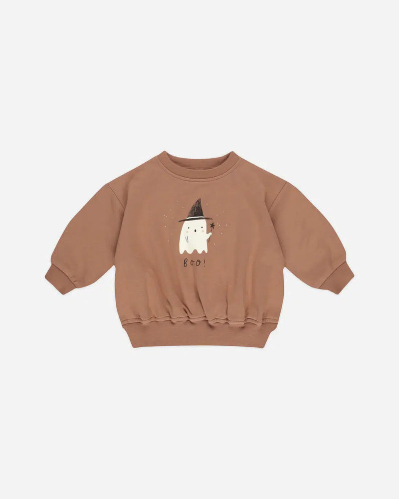 Quincy Mae Relaxed Fleece Sweatshirt Boo Spice