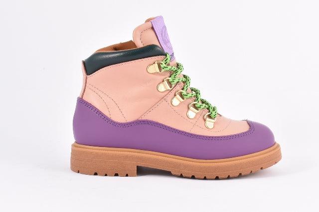 Rondinella Pink Boot Purple/Green Veget