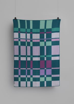 Roros Tweed City Aqua Throw