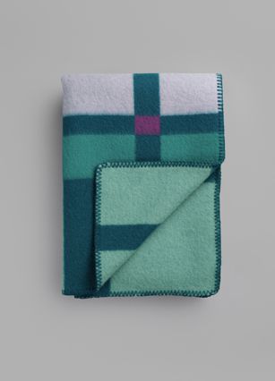 Roros Tweed City Aqua Throw