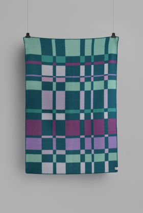 Roros Tweed City Aqua Throw