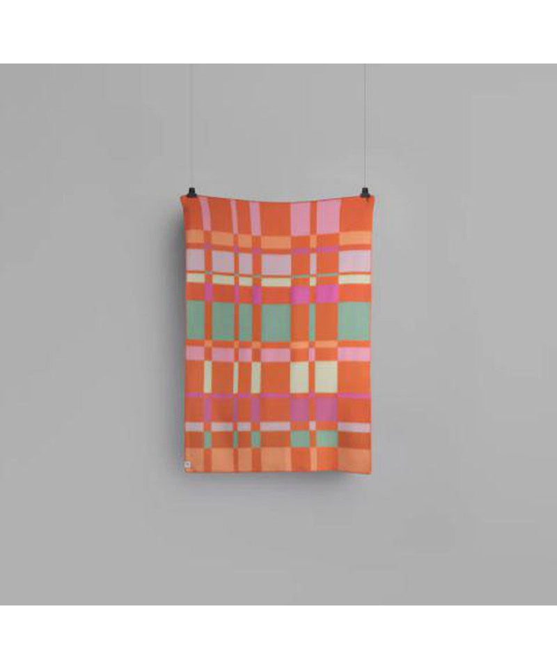 Roros Tweed City Orange Throw