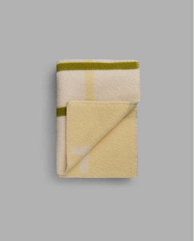 Roros Tweed Knut Lime Throw