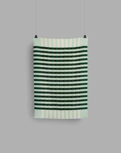 Roros Tweed Kvam Green Throw