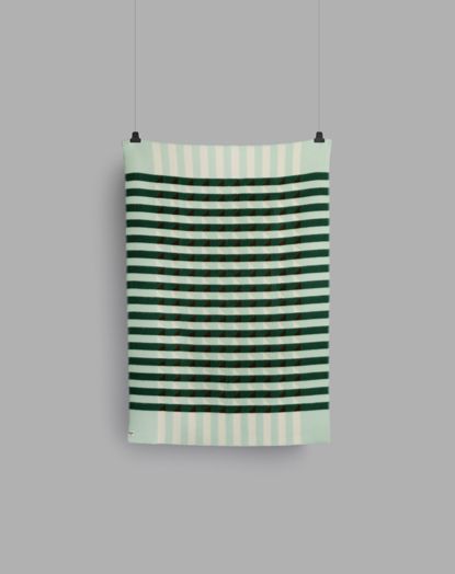 Roros Tweed Kvam Green Throw