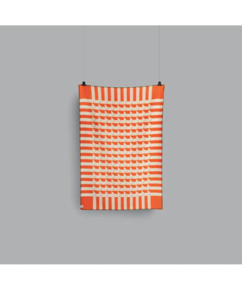 Roros Tweed Kvam Orange Throw