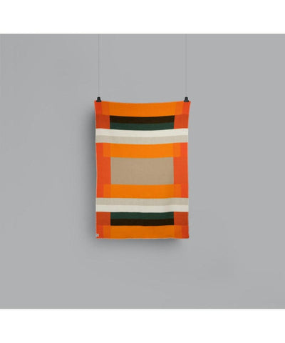 Roros Tweed Mikkel Orange Throw