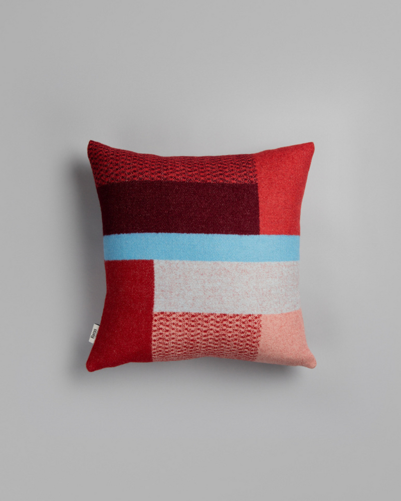 Roros Tweed Mikkel Red Cushion