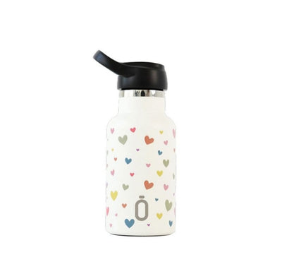 Runbott Thermal Bottle 350ml Print Harts - Cream