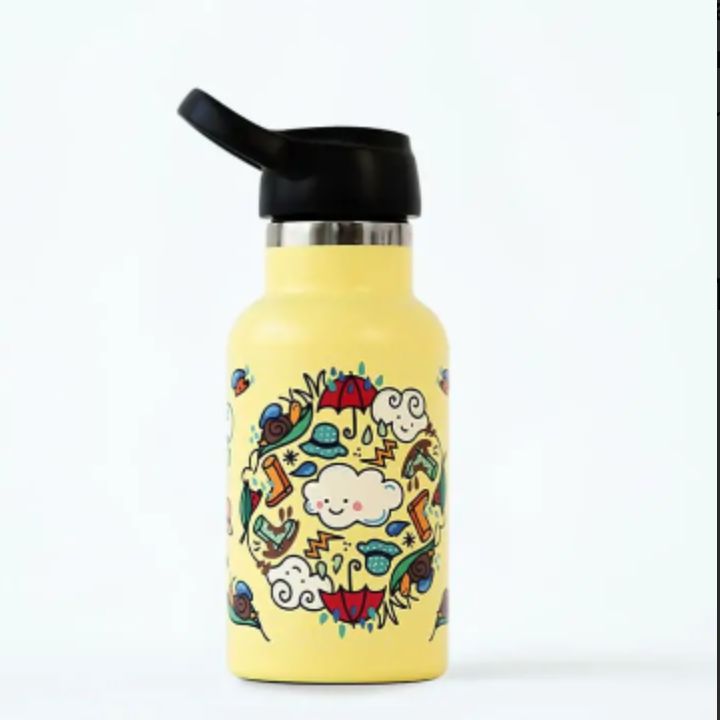 Runbott Thermal Bottle 350ml Print Marta - Cloud