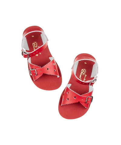 Salt-Water Sandals Kids Sweetheart Red