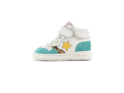 Shoesme Baby-proof Turquoise White