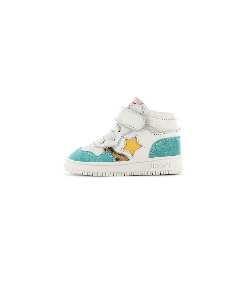 Shoesme Baby-proof Turquoise White