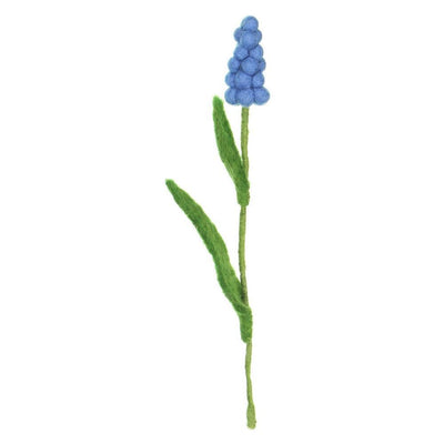 Sjaal Met Verhaal Bloem Blauw Druifje