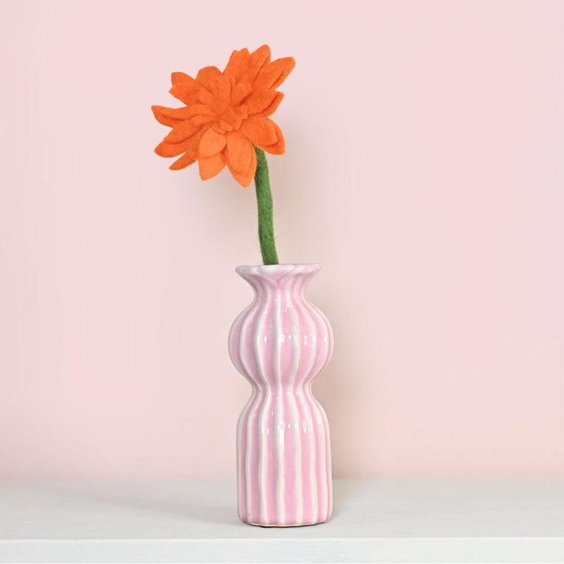 Sjaal Met Verhaal Bloem Gerbera Oranje