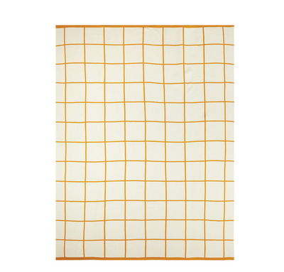 Sophie Home Grid Throw: Citrus