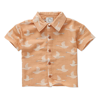 Sproet & Sprout Baby Shirt Goose Print