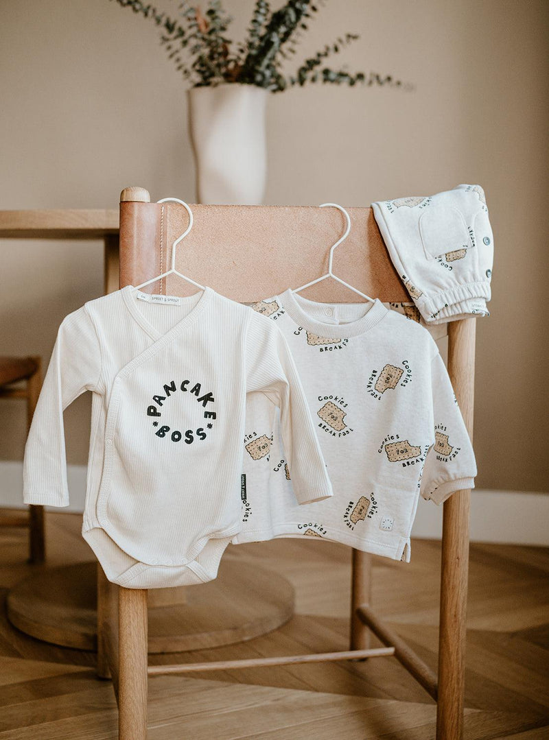 Sproet & Sprout Baby Sweatshirt Cookies Print