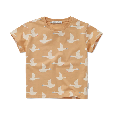 Sproet & Sprout Baby T-shirt Goose Print