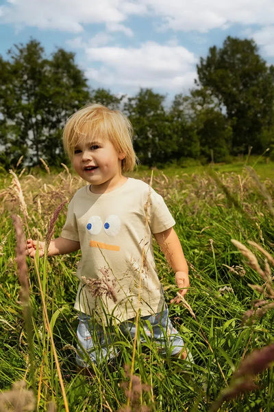 Sproet & Sprout Baby T-shirt Smiley