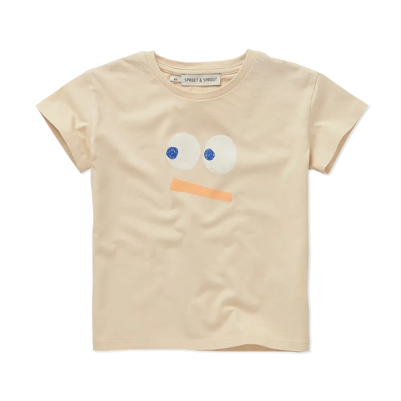 Sproet & Sprout Baby T-shirt Smiley