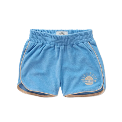 Sproet & Sprout Baby Terry Sport Shorts Breezy Blue