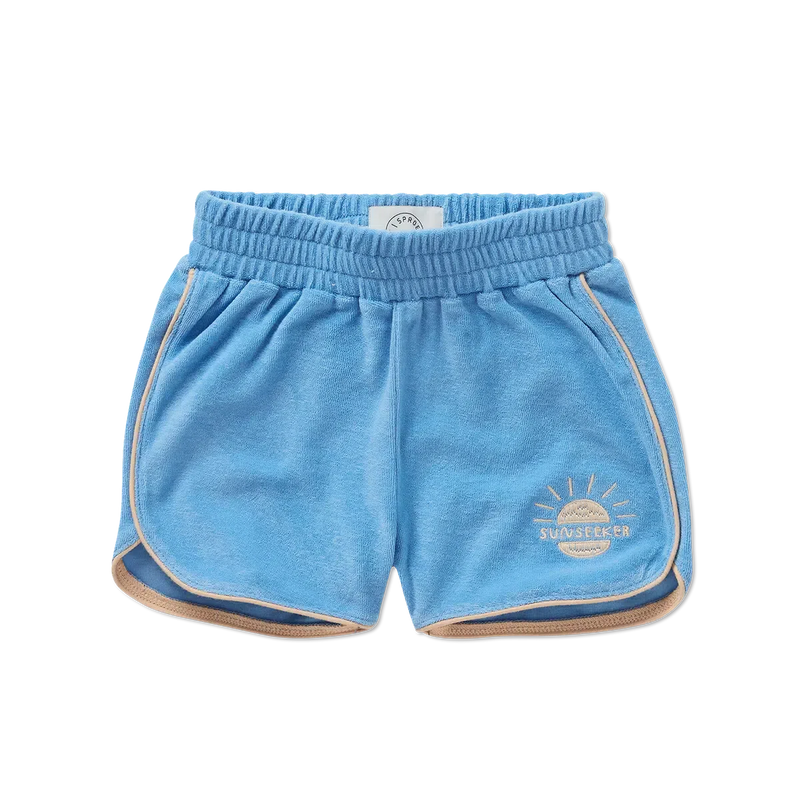 Sproet & Sprout Baby Terry Sport Shorts Breezy Blue