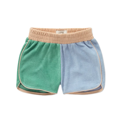 Sproet & Sprout Baby Terry Sport Shorts Colourblock