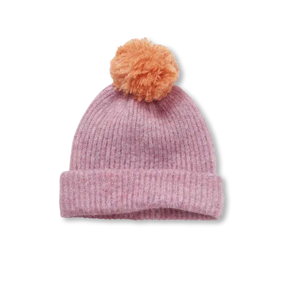 Sproet & Sprout Beanie Stripe Purple Pink