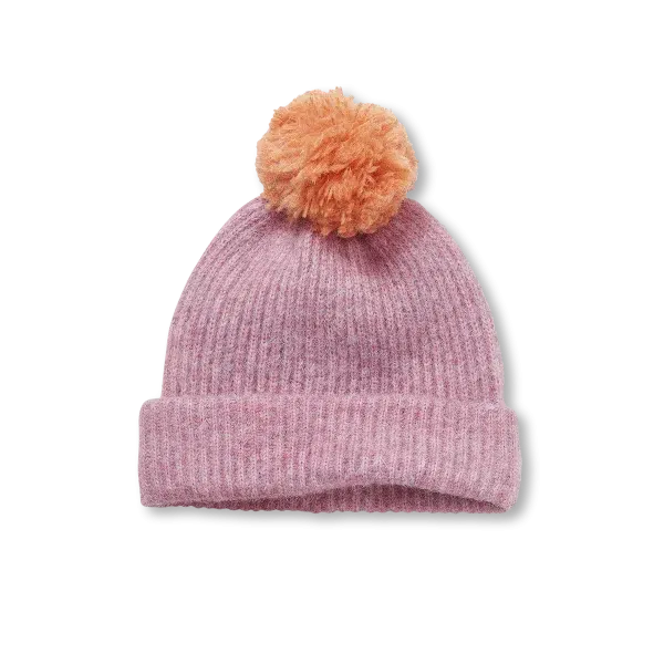 Sproet & Sprout Beanie Stripe Purple Pink