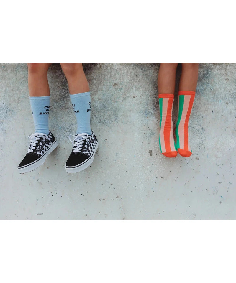 Sproet & Sprout Socks Stripe Blossom