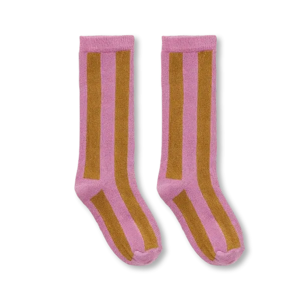 Sproet & Sprout Socks Stripe Purple Pink