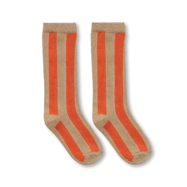 Sproet & Sprout Socks Stripe Tomato