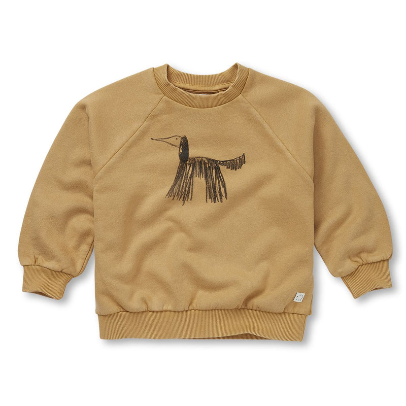 Sproet & Sprout Sweatshirt Raglan Dog Light Mustard