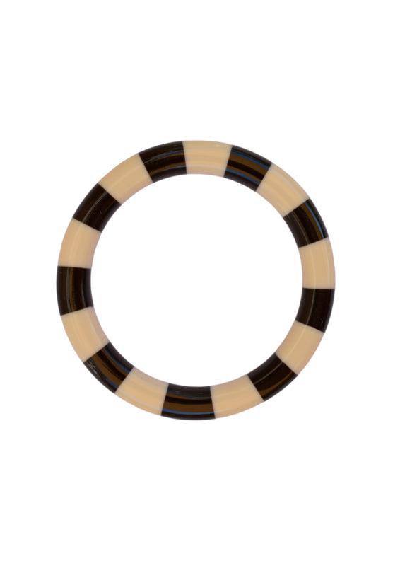 Stripe Bracelet Coffee & Cream