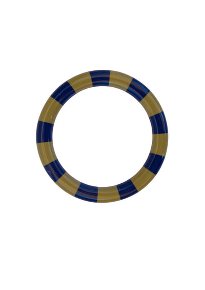 Stripe Bracelet Olive & Cobalt