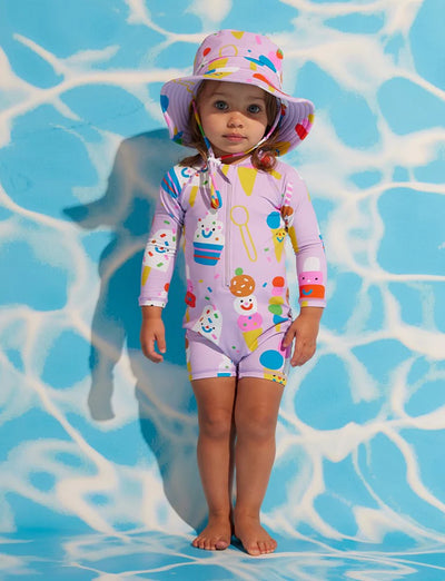 Halcyon Nights Baby Long Sleeve Rash Suit Sundae Fun Day