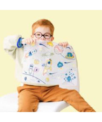 Super Petit Placemat Met Stiften Kit 'Into Space'