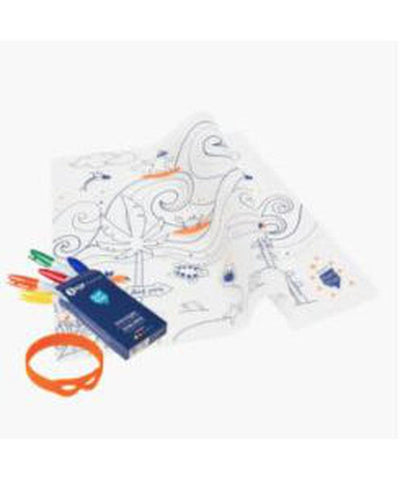 Super Petit Placemat Met Stiften Kit 'Surf Party'